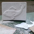 Reliefbild Fisch - Ytong