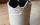 Vase mit Spitzenprägung